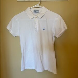 Southern Tide White Polo Shirt
